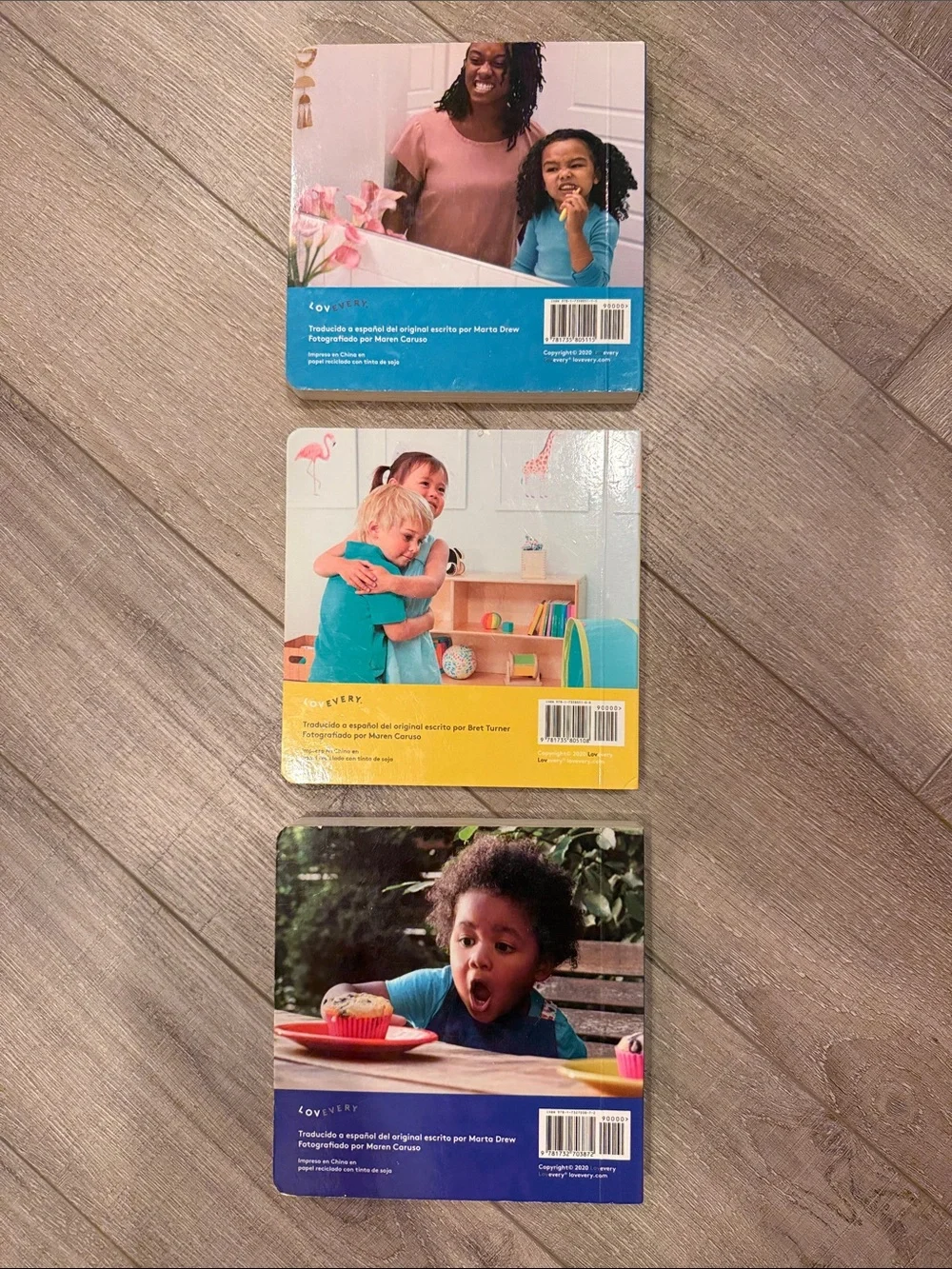 Lovevery Board Book Set - Spanish Children's Books (Neutral Colors)